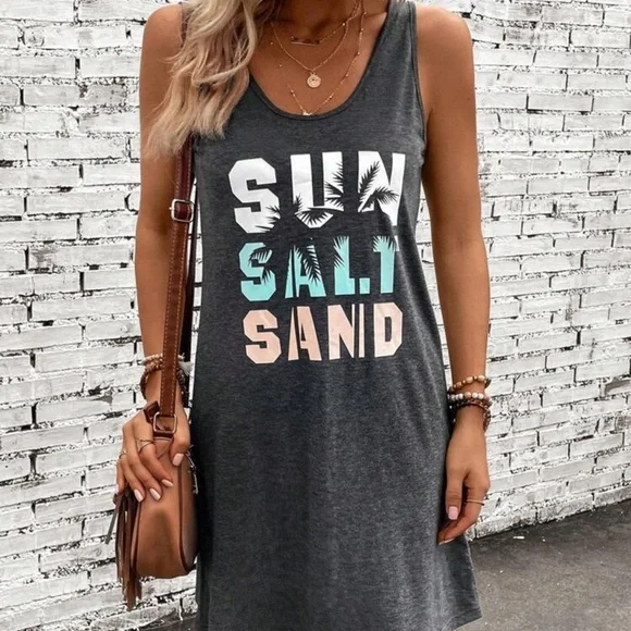 New r Vacay Vibes Beach cover up - Picture 3 of 7